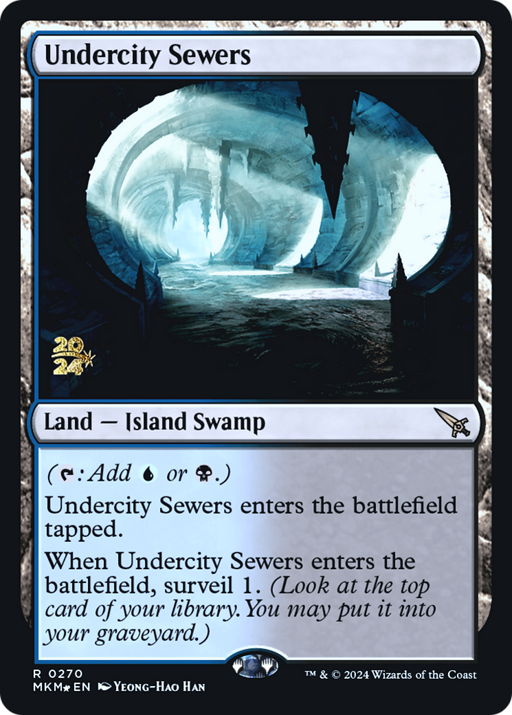 Undercity Sewers [Murders at Karlov Manor Prerelease Promos] | Enigma On Main