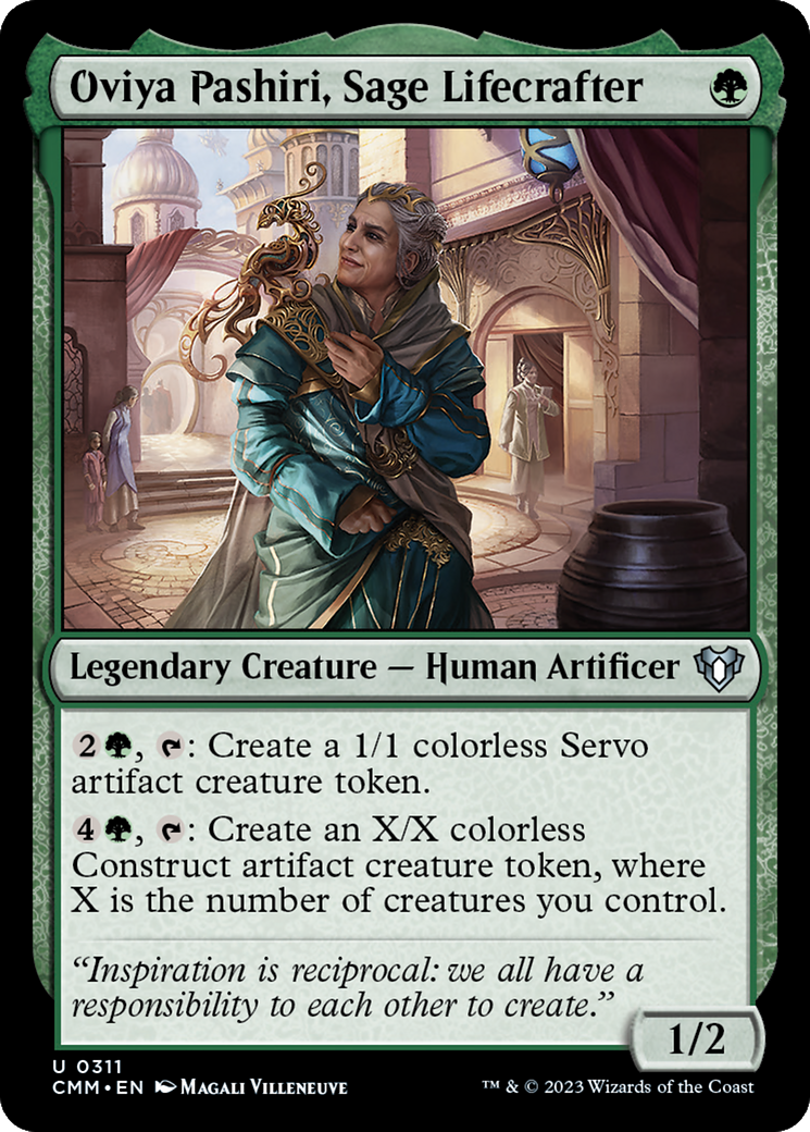 Oviya Pashiri, Sage Lifecrafter [Commander Masters] | Enigma On Main