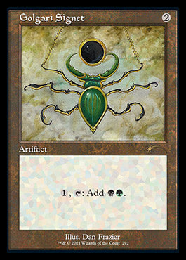 Golgari Signet (Retro) [Secret Lair Drop Series] | Enigma On Main