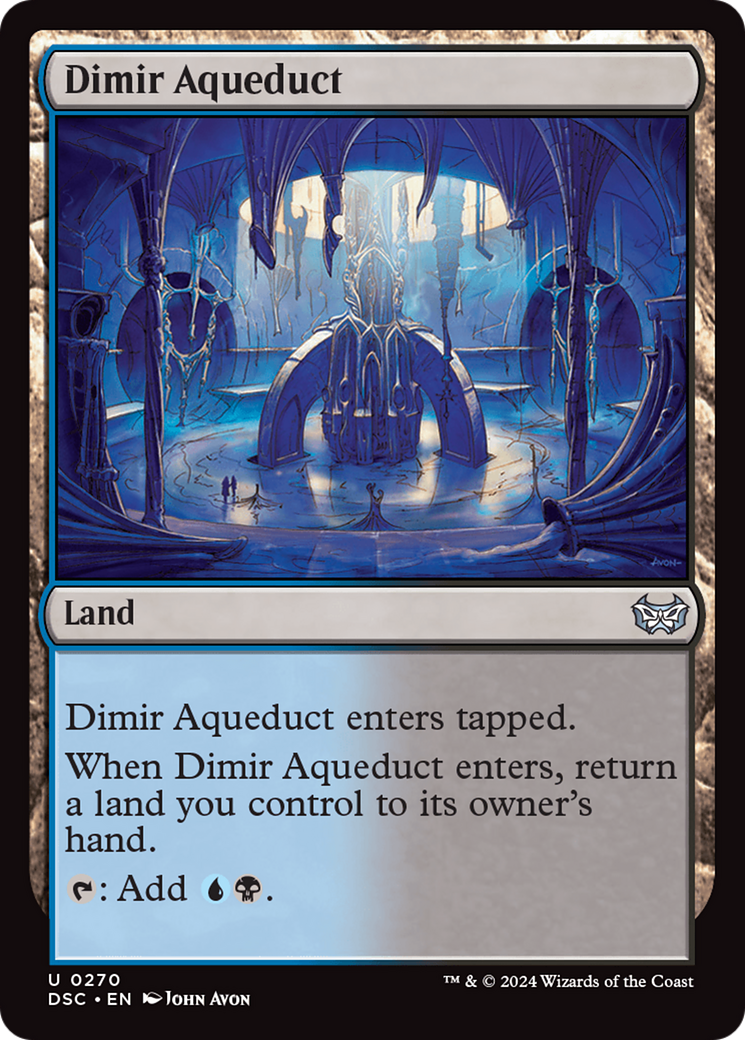 Dimir Aqueduct [Duskmourn: House of Horror Commander] | Enigma On Main