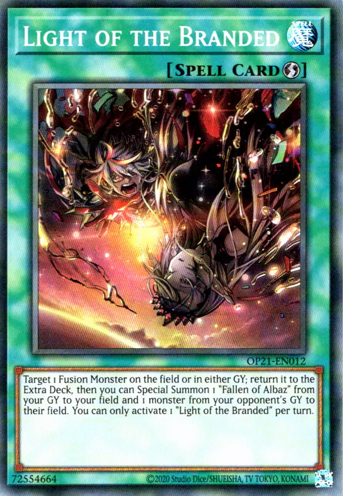 Light of the Branded [OP21-EN012] Super Rare | Enigma On Main