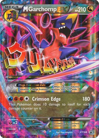 M Garchomp EX (XY168) (Jumbo Card) [XY: Black Star Promos] | Enigma On Main