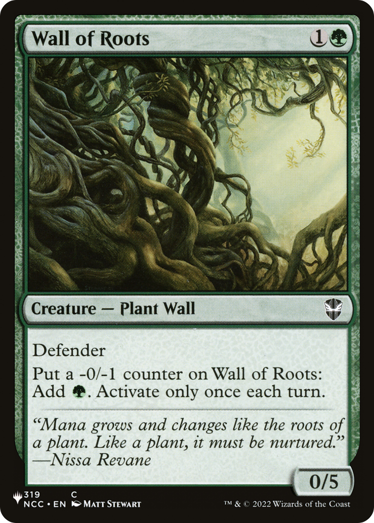 Wall of Roots [The List Reprints] | Enigma On Main