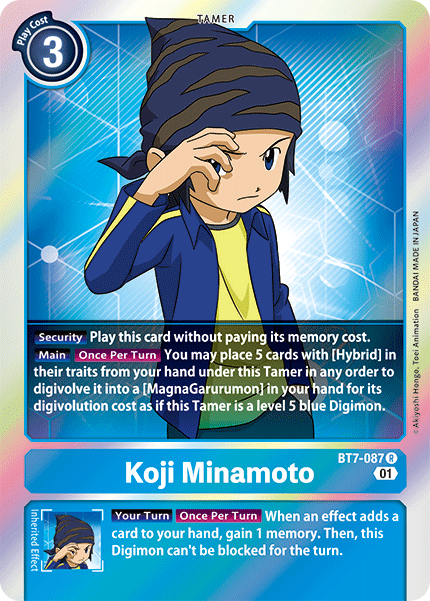 Koji Minamoto [BT7-087] [Next Adventure] | Enigma On Main