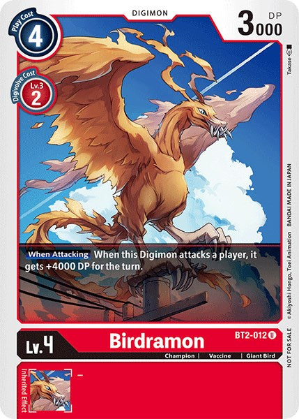 Birdramon [BT2-012] (Official Tournament Pack Vol.3) [Release Special Booster Promos] | Enigma On Main