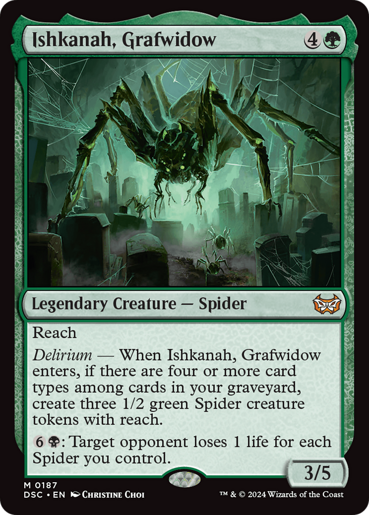 Ishkanah, Grafwidow [Duskmourn: House of Horror Commander] | Enigma On Main