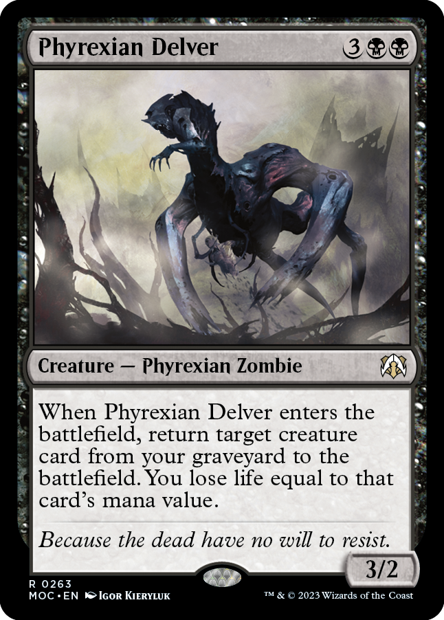 Phyrexian Delver [March of the Machine Commander] | Enigma On Main