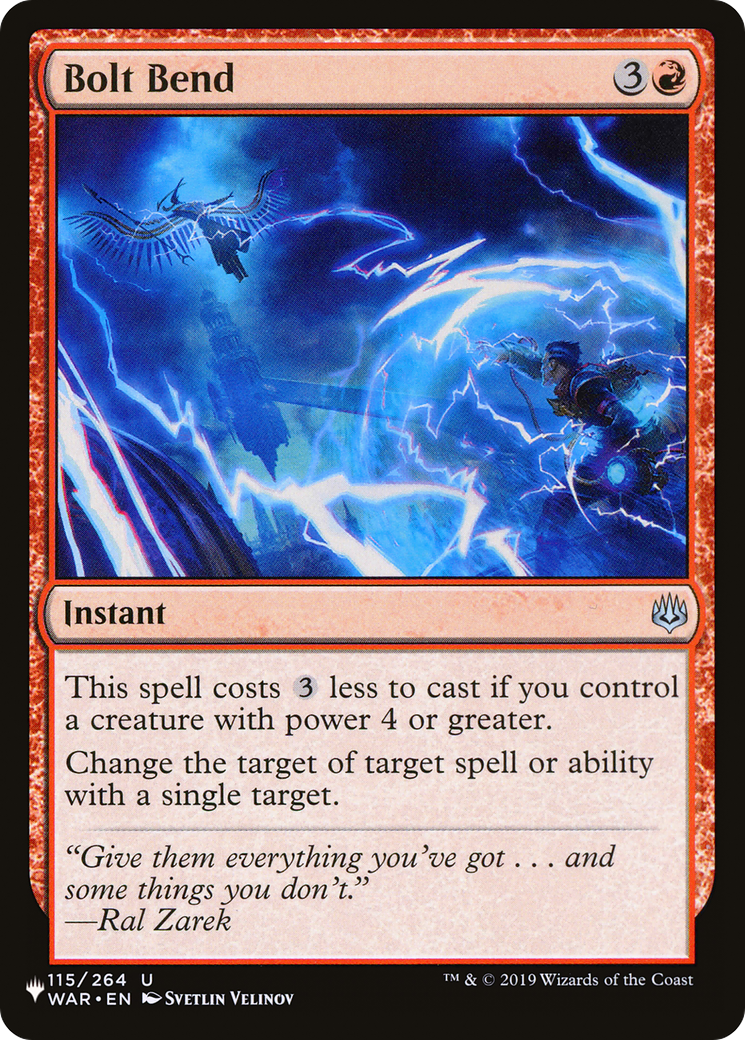 Bolt Bend [The List Reprints] | Enigma On Main