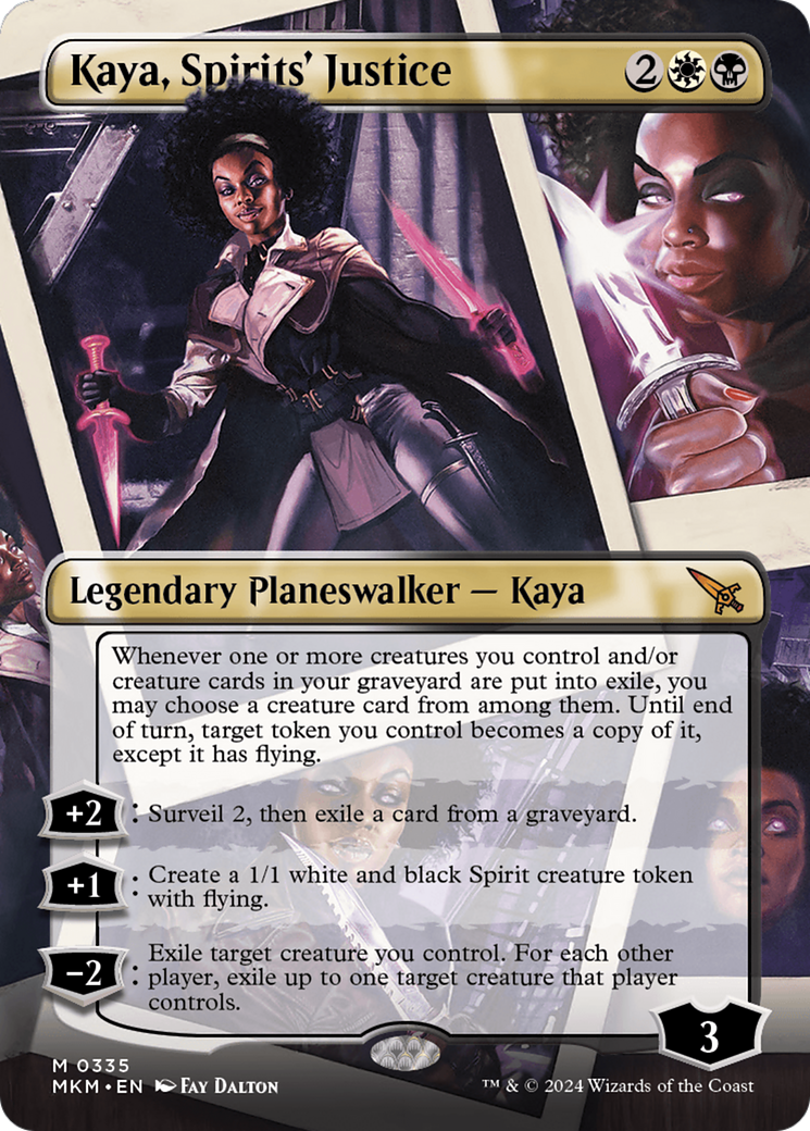 Kaya, Spirits' Justice (Borderless) [Murders at Karlov Manor] | Enigma On Main