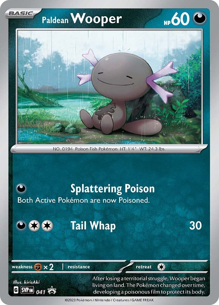 Paldean Wooper (041) [Scarlet & Violet: Black Star Promos] | Enigma On Main