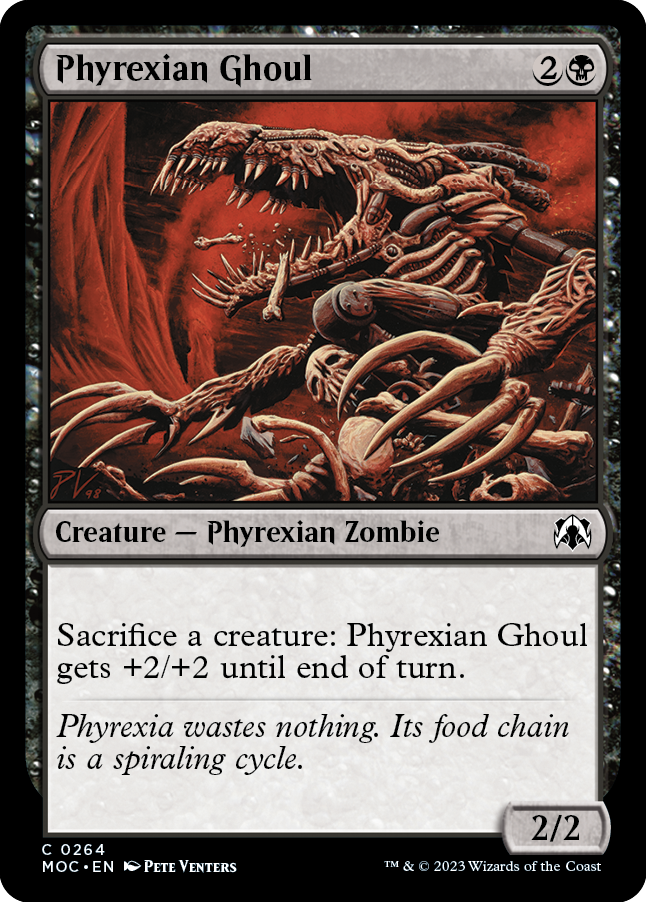 Phyrexian Ghoul [March of the Machine Commander] | Enigma On Main