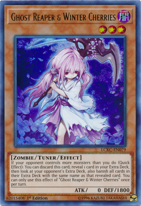 Ghost Reaper & Winter Cherries [LCKC-EN079] Ultra Rare | Enigma On Main