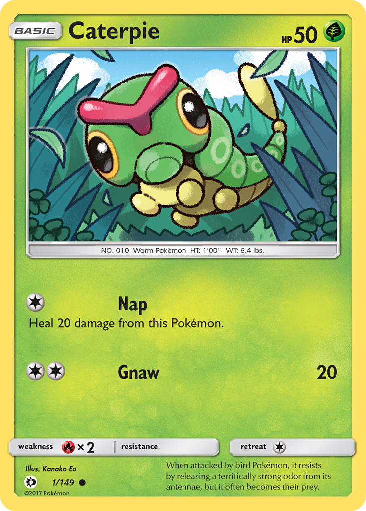 Caterpie (1/149) [Sun & Moon: Base Set] | Enigma On Main