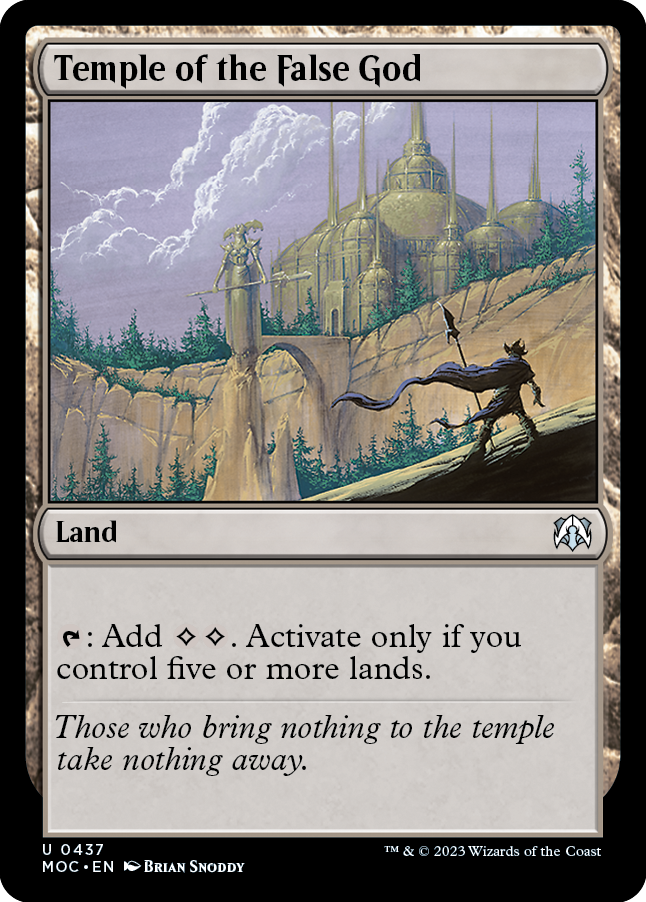 Temple of the False God [March of the Machine Commander] | Enigma On Main
