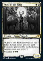 Priest of Fell Rites (Sketch) [Modern Horizons 2] | Enigma On Main