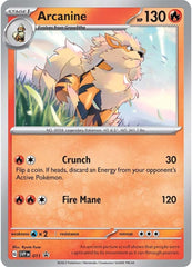 Arcanine (011) [Scarlet & Violet: Black Star Promos] | Enigma On Main