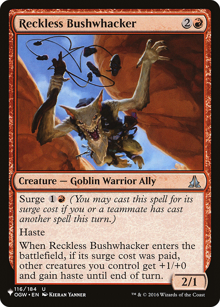 Reckless Bushwhacker [The List Reprints] | Enigma On Main