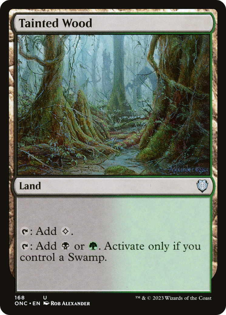 Tainted Wood [Phyrexia: All Will Be One Commander] | Enigma On Main