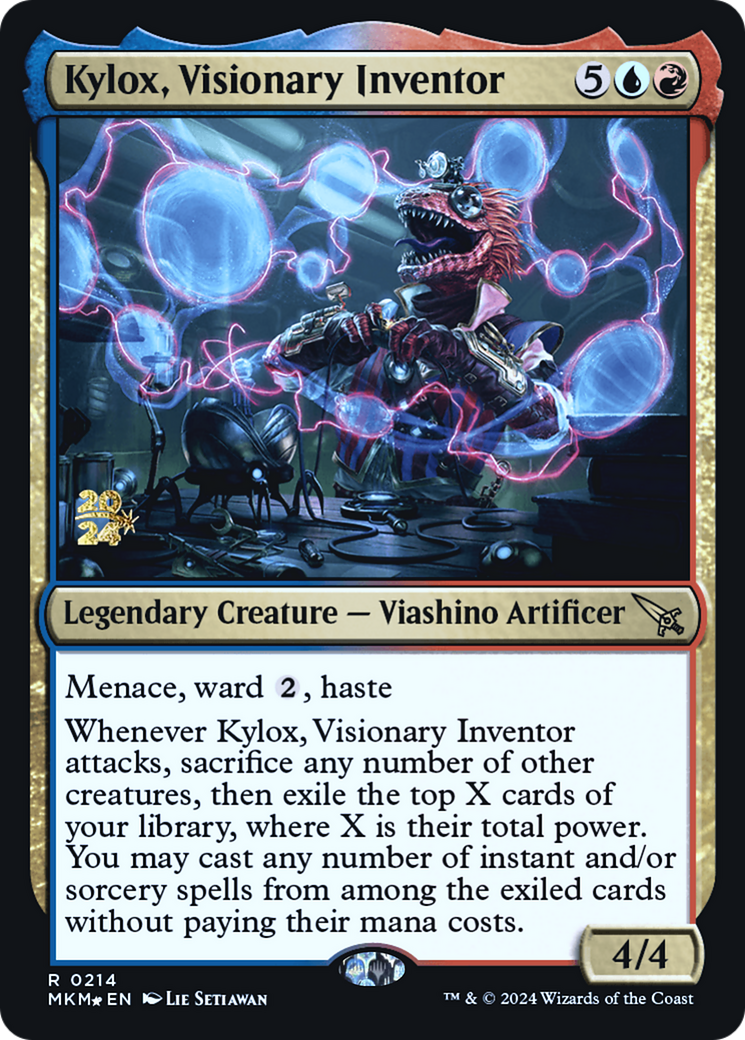 Kylox, Visionary Inventor [Murders at Karlov Manor Prerelease Promos] | Enigma On Main