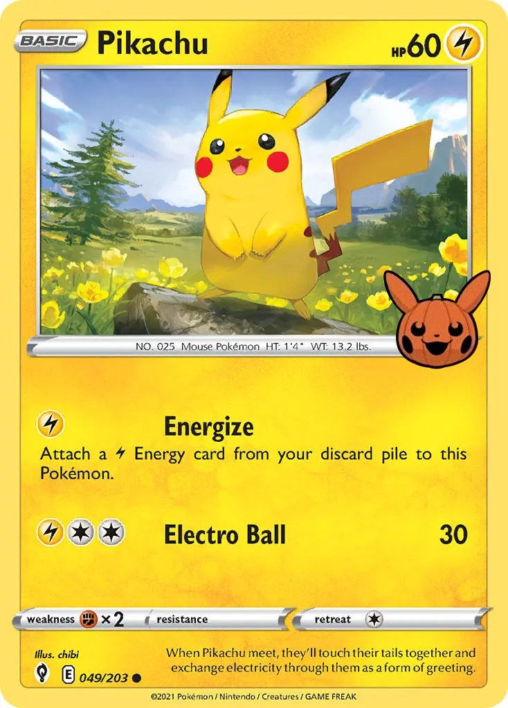 Pikachu (049/203) [Trick or Trade] | Enigma On Main