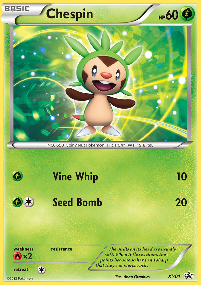 Chespin (XY01) [XY: Black Star Promos] | Enigma On Main