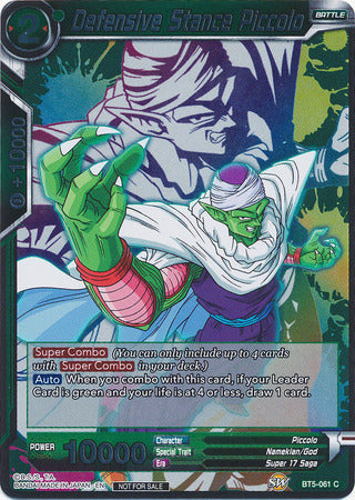 Defensive Stance Piccolo (Event Pack 4) (BT5-061) [Promotion Cards] | Enigma On Main