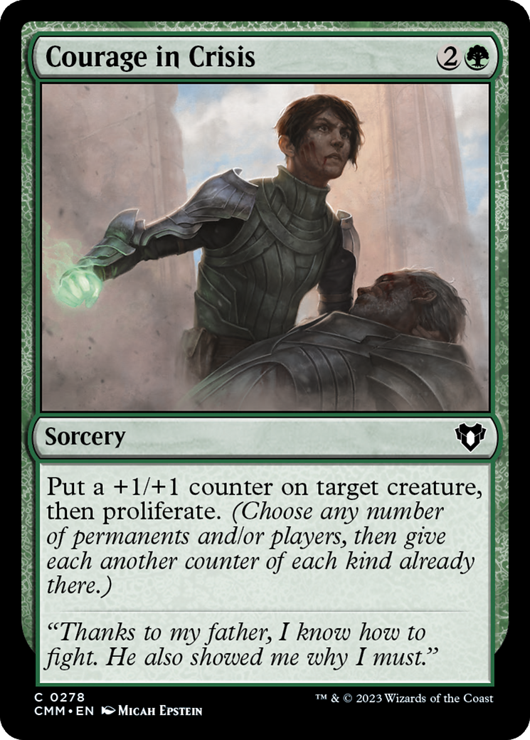 Courage in Crisis [Commander Masters] | Enigma On Main