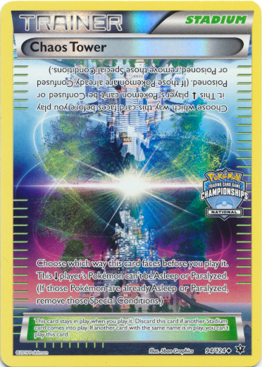 Chaos Tower (94/124) (National Championship Promo) [XY: Fates Collide] | Enigma On Main