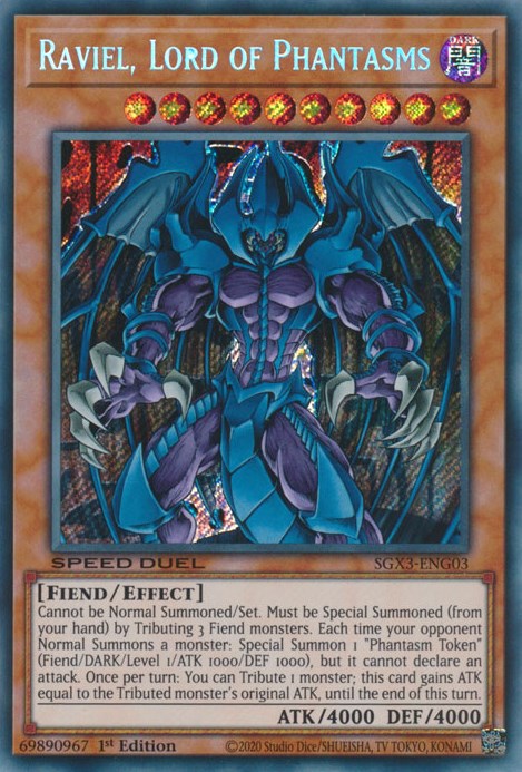 Raviel, Lord of Phantasms [SGX3-ENG03] Secret Rare | Enigma On Main