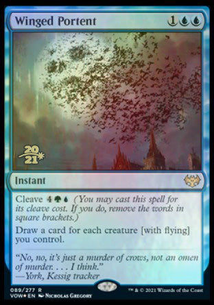 Winged Portent [Innistrad: Crimson Vow Prerelease Promos] | Enigma On Main