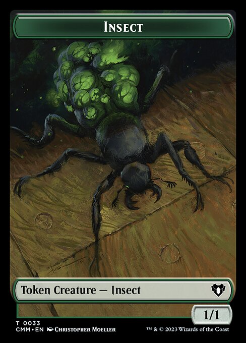 Eldrazi Spawn // Insect Double-Sided Token [Commander Masters Tokens] | Enigma On Main