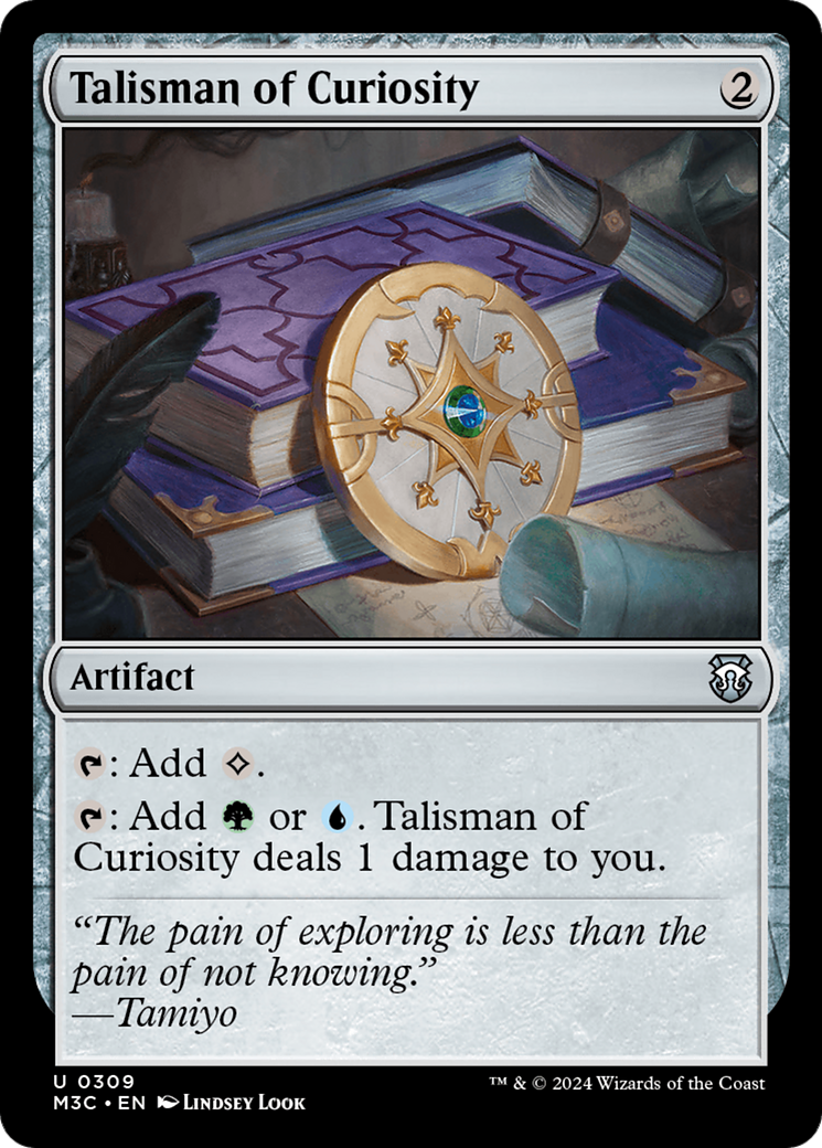 Talisman of Curiosity (Ripple Foil) [Modern Horizons 3 Commander] | Enigma On Main