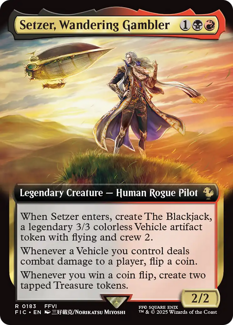 Setzer, Wandering Gambler (Extended Art) [FINAL FANTASY Commander] | Enigma On Main