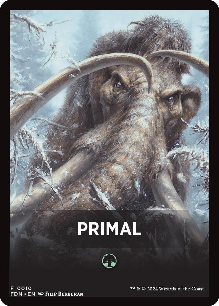 Primal Theme Card [Foundations Tokens] | Enigma On Main