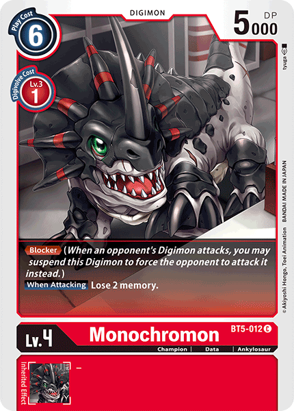 Monochromon [BT5-012] [Battle of Omni] | Enigma On Main