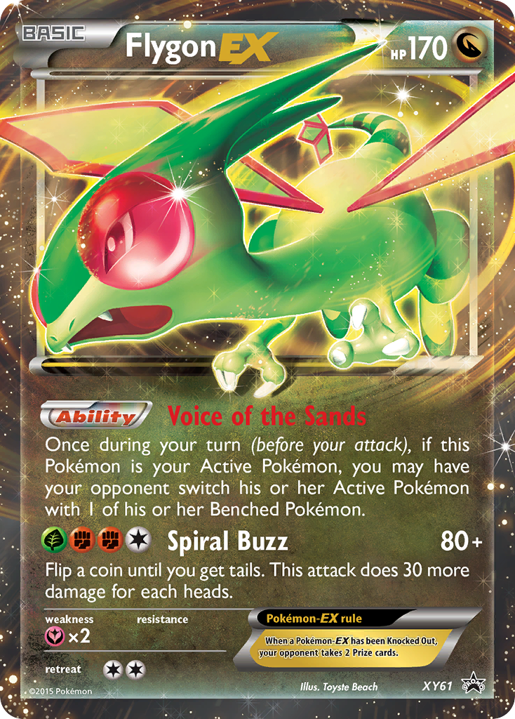 Flygon EX (XY61) [XY: Black Star Promos] | Enigma On Main