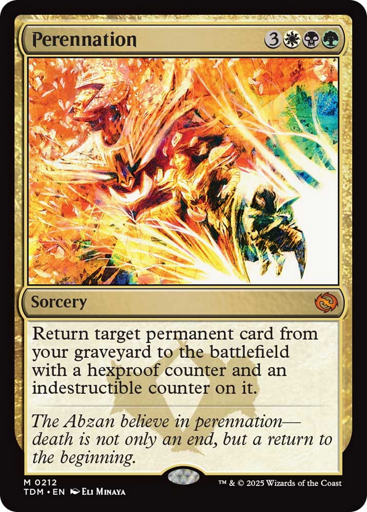 Perennation [Tarkir: Dragonstorm] | Enigma On Main