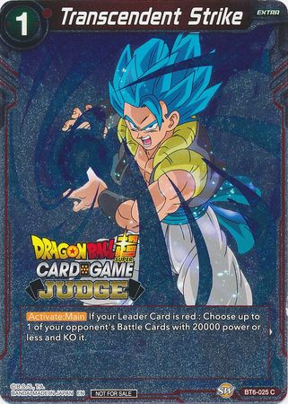 Transcendent Strike (BT6-025) [Judge Promotion Cards] | Enigma On Main