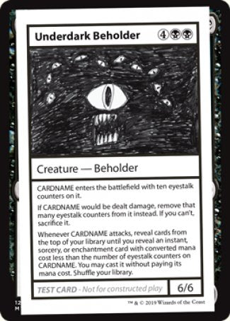 Underdark Beholder (2021 Edition) [Mystery Booster Playtest Cards] | Enigma On Main