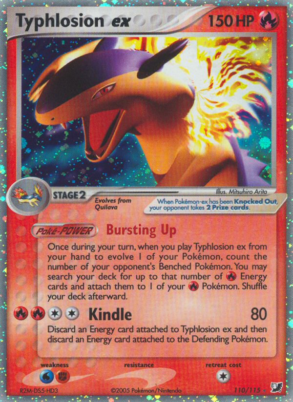 Typhlosion ex (110/115) [EX: Unseen Forces] | Enigma On Main