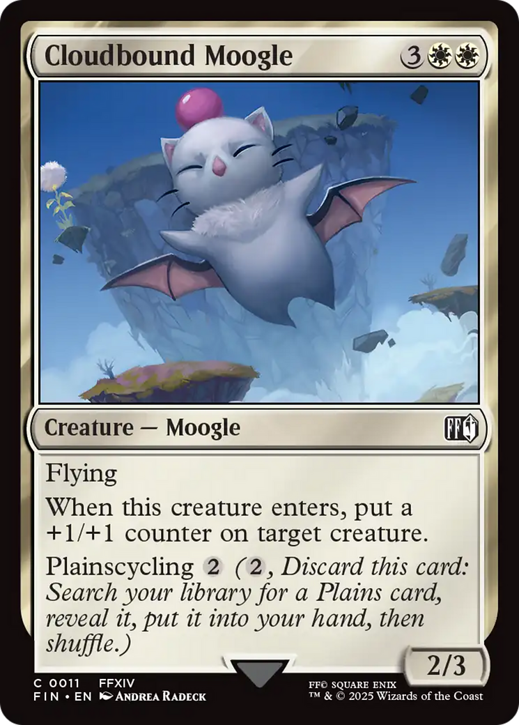 Cloudbound Moogle [FINAL FANTASY] | Enigma On Main