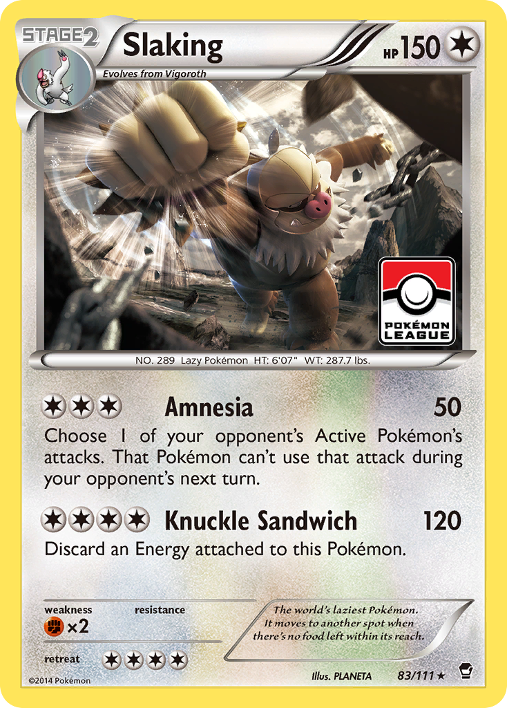 Slaking (83/111) [XY: Furious Fists] | Enigma On Main