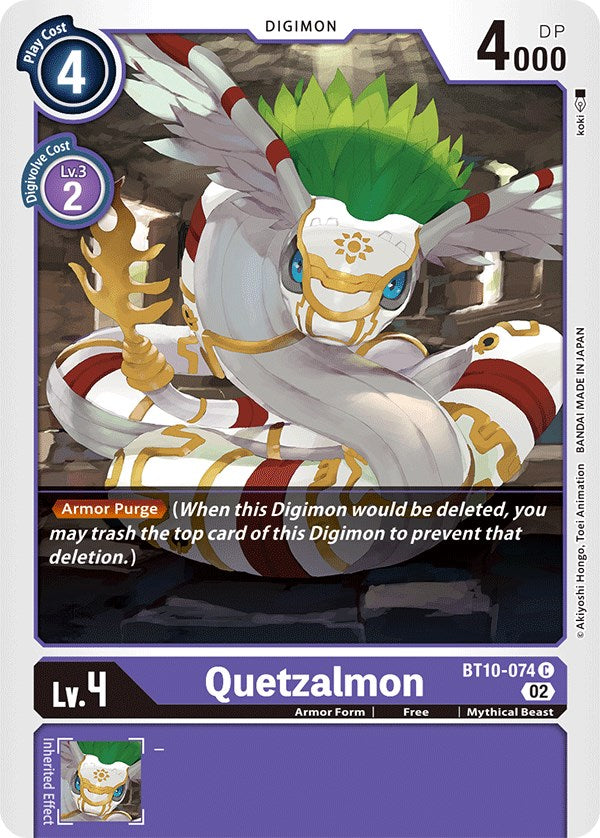 Quetzalmon [BT10-074] [Xros Encounter] | Enigma On Main