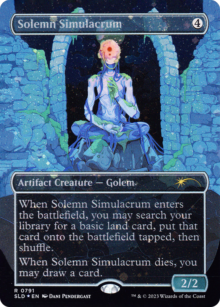 Solemn Simulacrum (1725) (Rainbow Foil) [Secret Lair Drop Series] | Enigma On Main