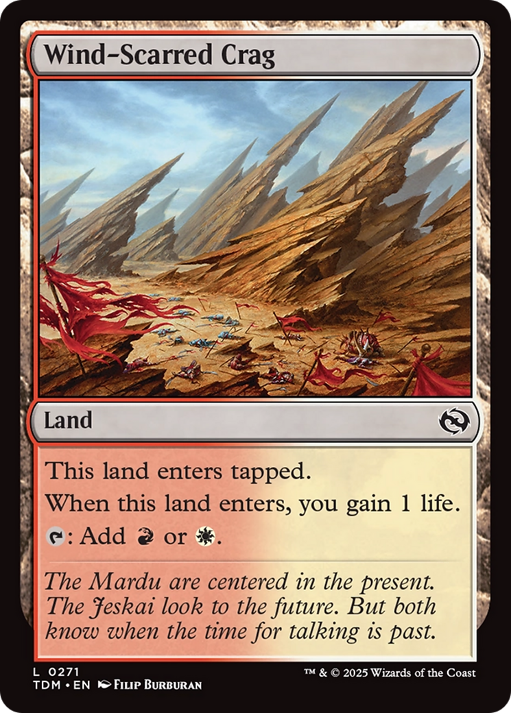 Wind-Scarred Crag [Tarkir: Dragonstorm] | Enigma On Main
