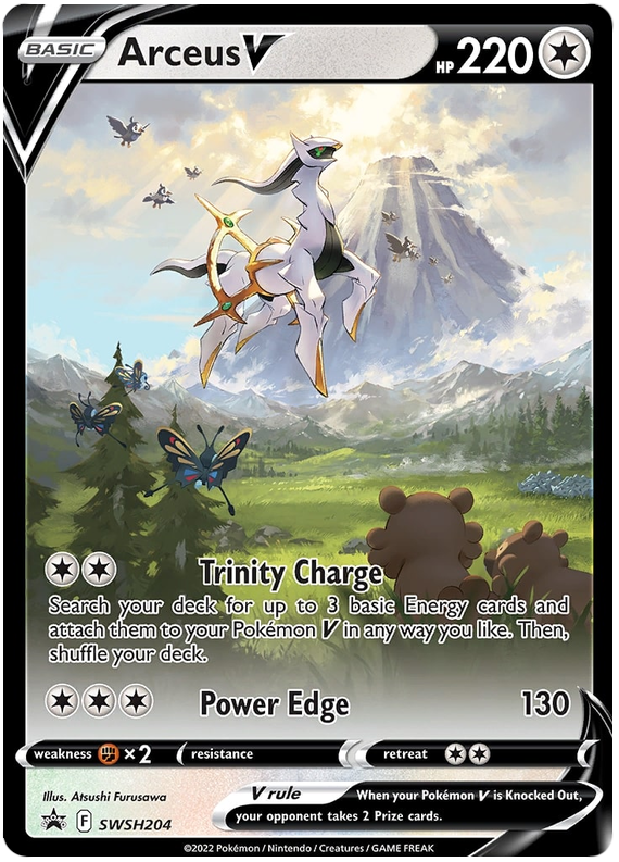 Arceus V (SWSH204) [Sword & Shield: Black Star Promos] | Enigma On Main