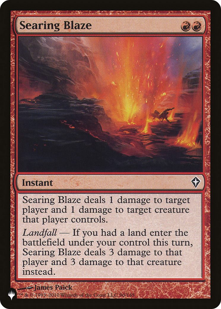 Searing Blaze [The List] | Enigma On Main