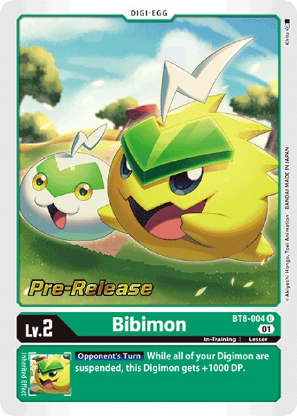 Bibimon [BT8-004] [New Awakening Pre-Release Cards] | Enigma On Main