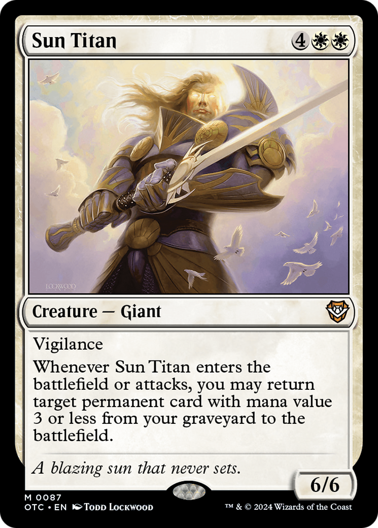 Sun Titan [Outlaws of Thunder Junction Commander] | Enigma On Main