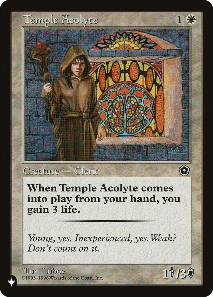 Temple Acolyte [The List] | Enigma On Main